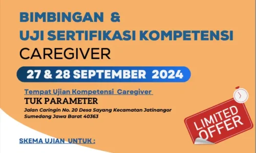 Bimbingan & Uji Sertifikasi Kompetensi Caregiver